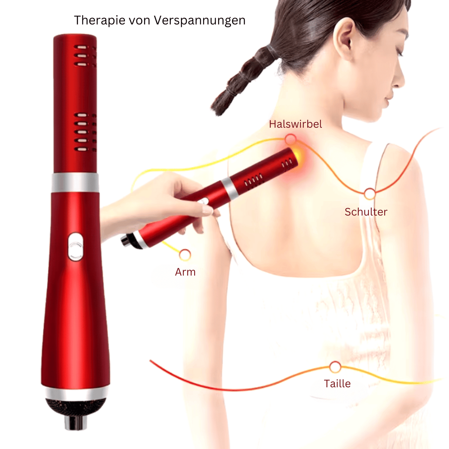 "ThermaPoint-Zielgenaue Entspannung für Nacken und Körper."